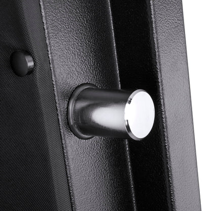 Tall Fireproof Protection Safe Vault with Solid Steel Construction - Black