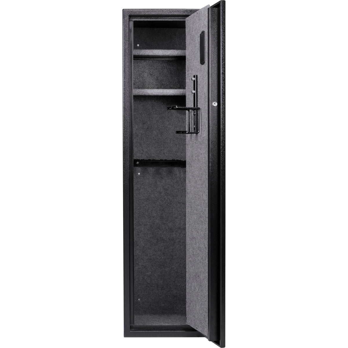 Biometric Keypad Rifle Safe with Electronic Lock - Black