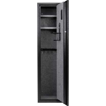 Biometric Keypad Rifle Safe with Electronic Lock - Black