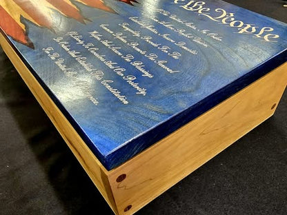 Small Handcrafted Cherry Hardwood Concealment Box – Made by U.S. Veterans