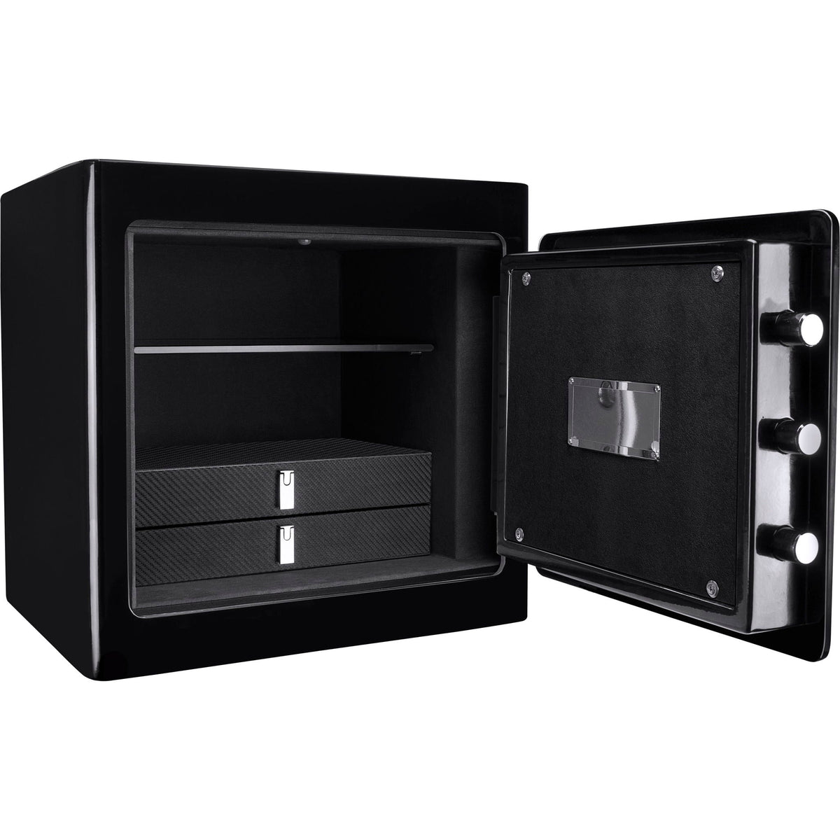 BARSKA 1.01 Cu. Ft. Keypad Fire-Resistant Jewelry Safe – White or Black