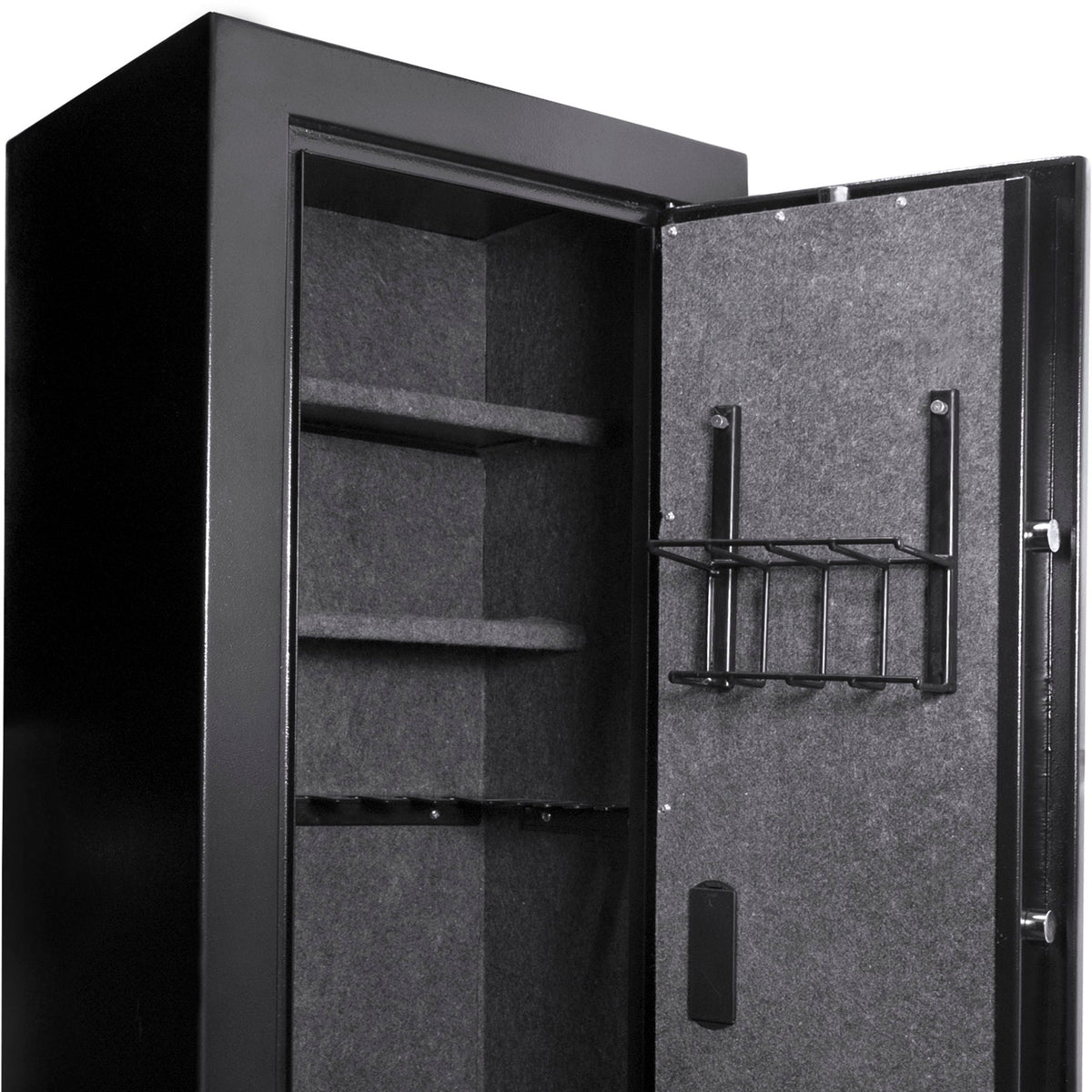 9.33 Cubic Ft Tall Biometric Rifle Safe with Quick Access - Black