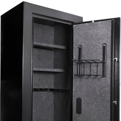 9.33 Cubic Ft Tall Biometric Rifle Safe with Quick Access - Black