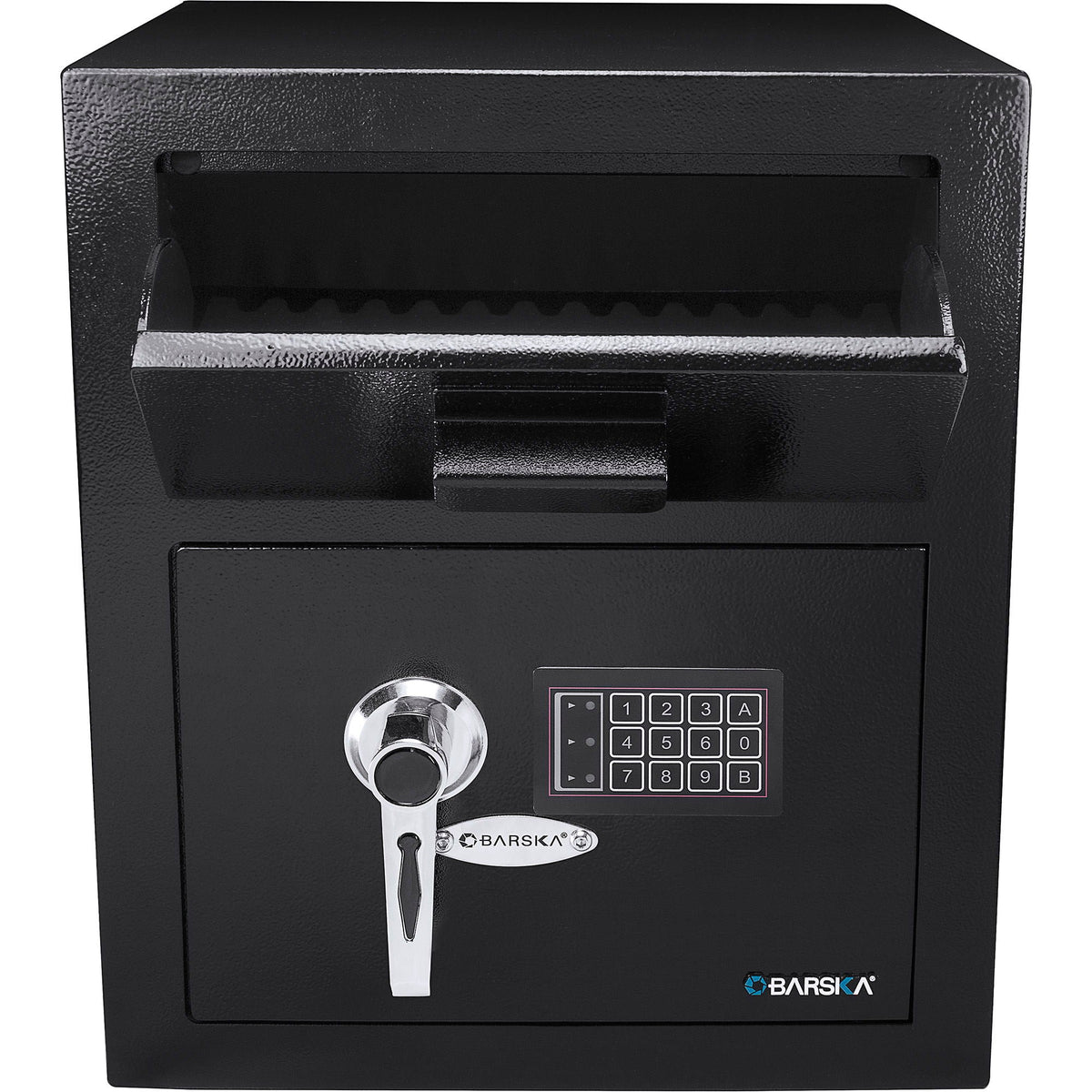 Durable Keypad Depository Safe with Dual PIN Access - Black