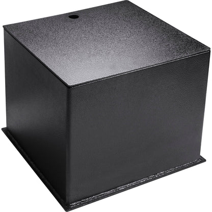 0.89 Cubic Ft Floor Safe with Combination Lock - Black