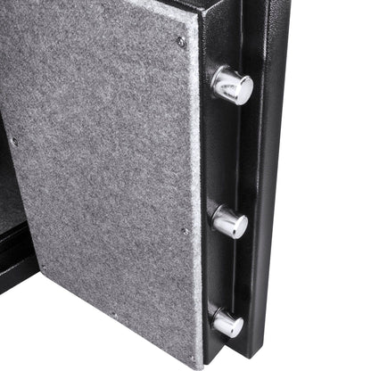 BARSKA FireVault Digital Keypad Fire-Resistant Safe | FV400 &amp; FV500 – Black