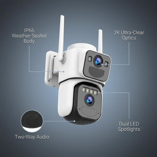 AegisVision Sentinel Pro 2K Security Camera — Lifestyle