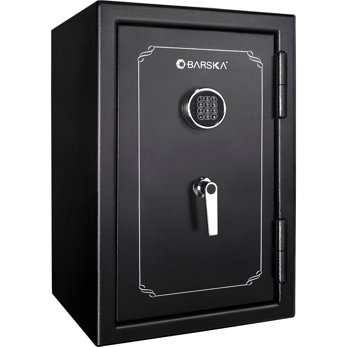 BARSKA FireVault Digital Keypad Fire-Resistant Safe | FV400 &amp; FV500 – Black