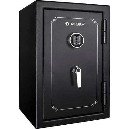 BARSKA FireVault Digital Keypad Fire-Resistant Safe | FV400 &amp; FV500 – Black