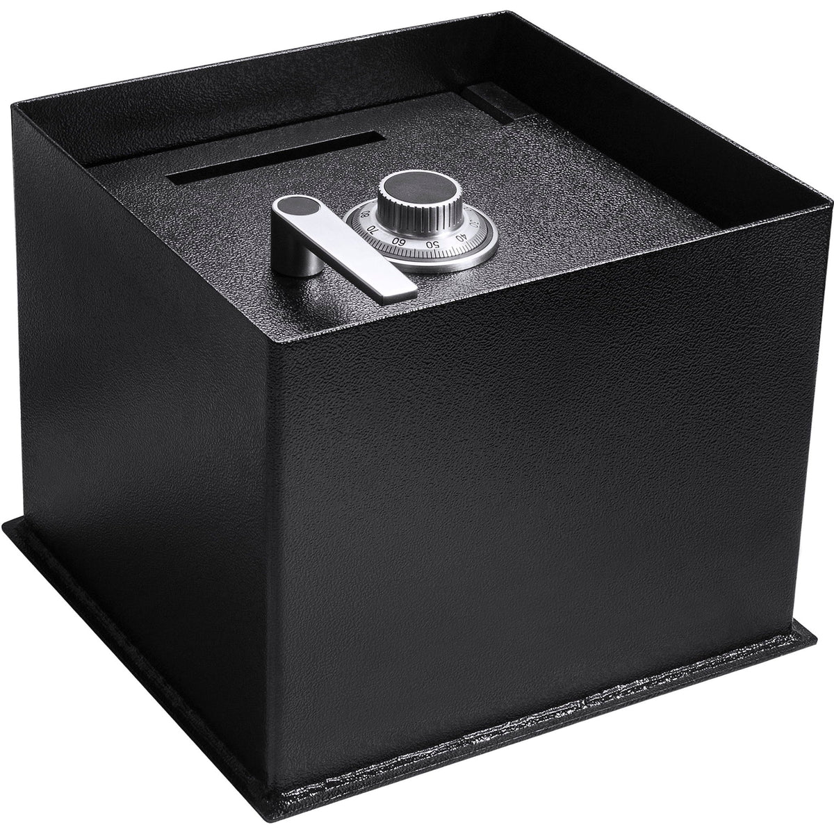 0.89 Cubic Ft Floor Safe with Combination Lock - Black