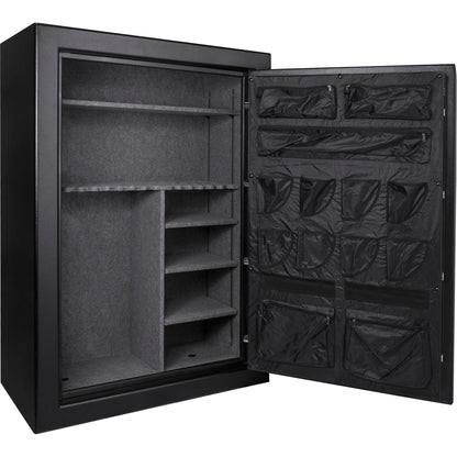 Tall Fireproof Protection Safe Vault with Solid Steel Construction - Black