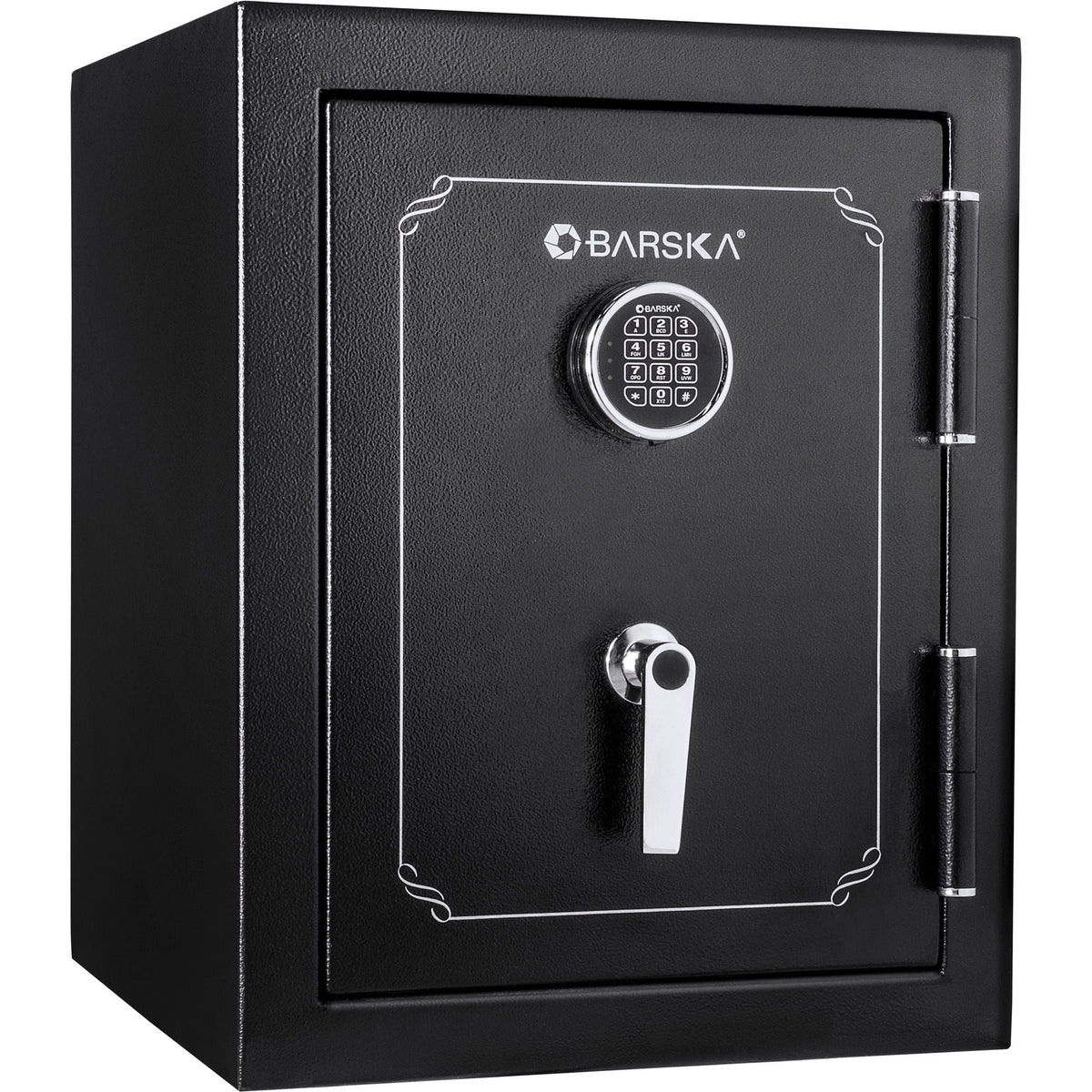 BARSKA FireVault Digital Keypad Fire-Resistant Safe | FV400 &amp; FV500 – Black