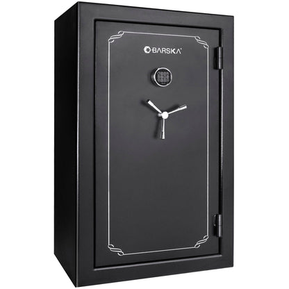 Tall Fireproof Protection Safe Vault with Solid Steel Construction - Black
