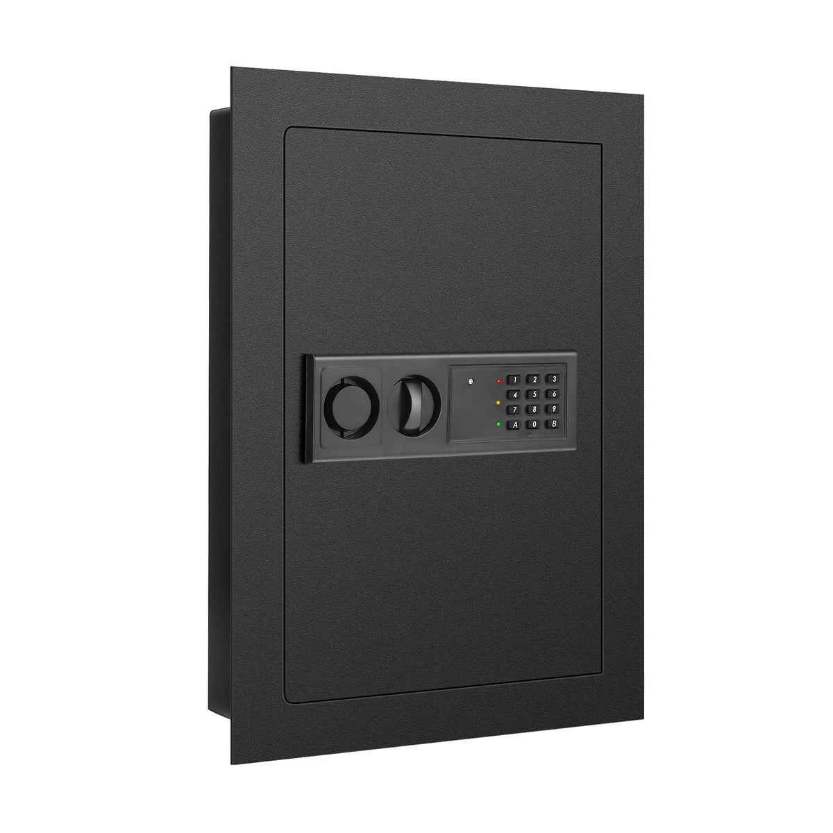 Digital Recessed Wall Safe with Electronic Keypad – Black or White