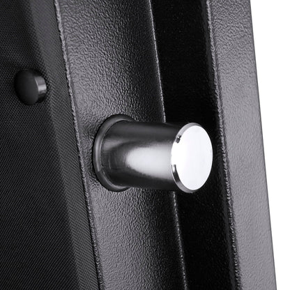 Tall Fireproof Protection Safe Vault with Solid Steel Construction - Black