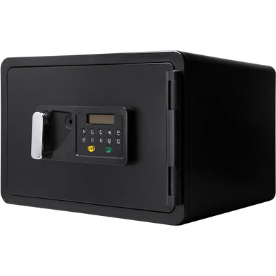 0.54 Cubic Ft Keypad Fireproof Security Safe with Electronic Keypad - Black