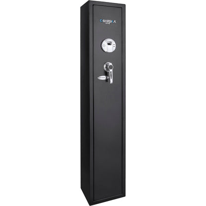 Biometric Rifle Safe with Fingerprint Access – Black
