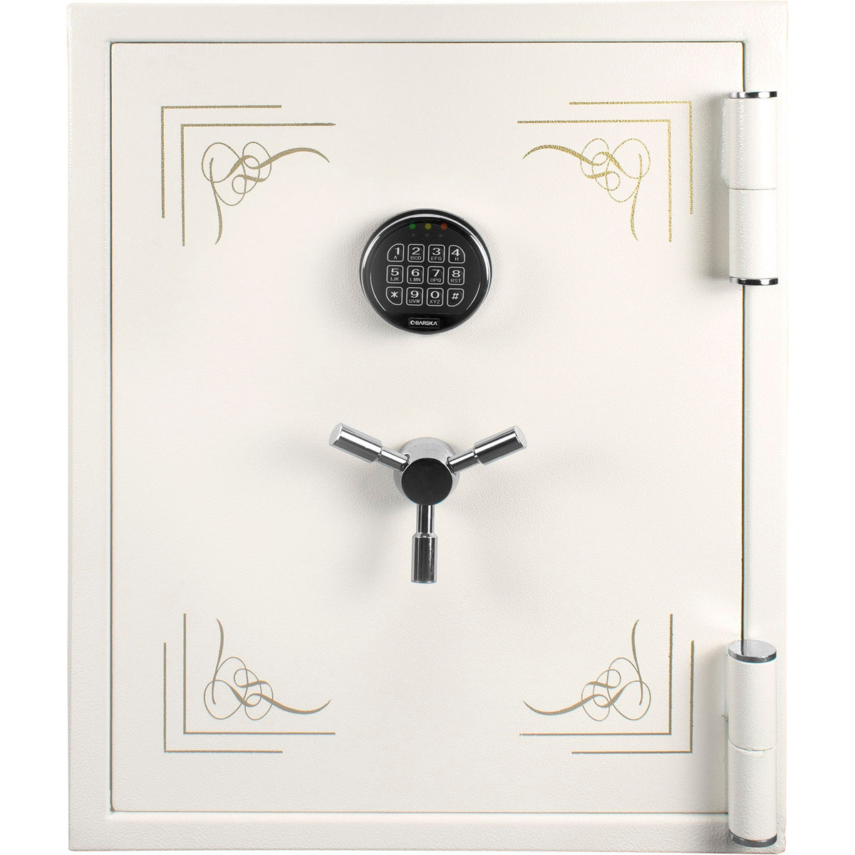 Keypad Fire-Resistant Jewelry Safe – 2.75 Cu. Ft. | White