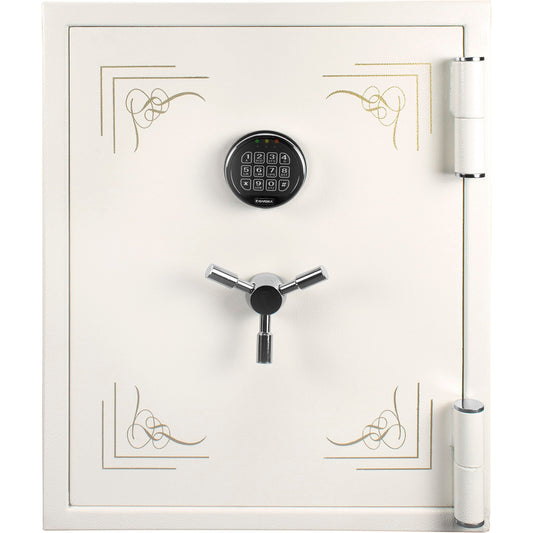 Keypad Fire-Resistant Jewelry Safe – 2.75 Cu. Ft. | White