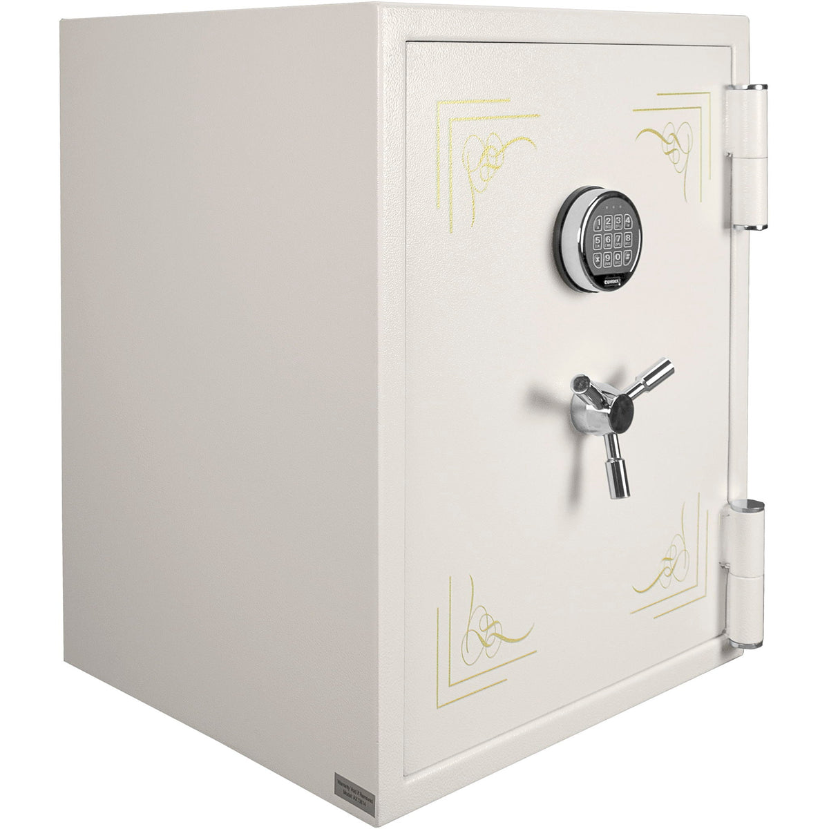 Keypad Fire-Resistant Jewelry Safe – 2.75 Cu. Ft. | White