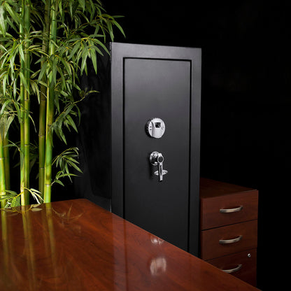 9.33 Cubic Ft Tall Biometric Rifle Safe with Quick Access - Black