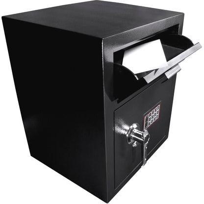 Durable Keypad Depository Safe with Dual PIN Access - Black