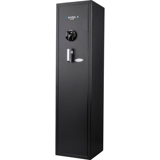 Biometric Keypad Rifle Safe with Electronic Lock - Black