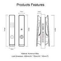 Aureline PrismEdge S5 Smart Mortise Lock