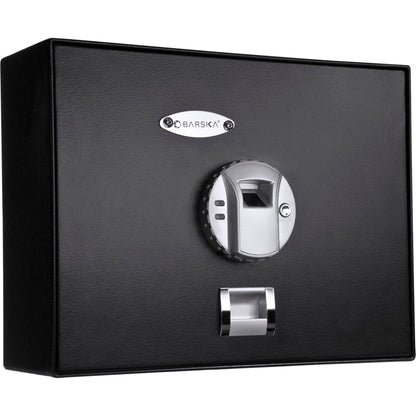 0 23 Cu Ft Top Opening Biometric Security Safe - Black