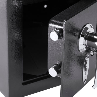 Durable Keypad Depository Safe with Dual PIN Access - Black