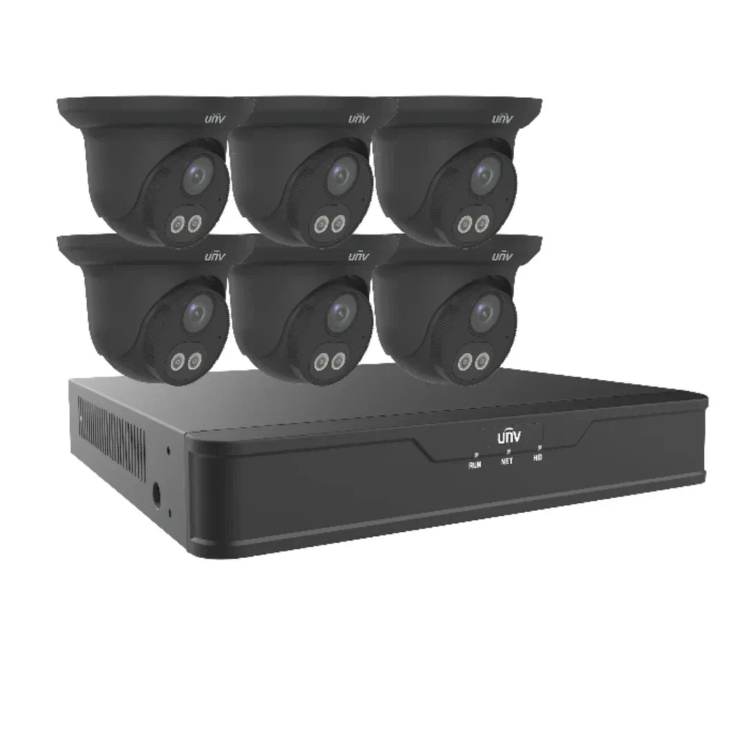 Uniview 8-Channel 4K-Capable PoE NVR Security Kit (NO HDD)
