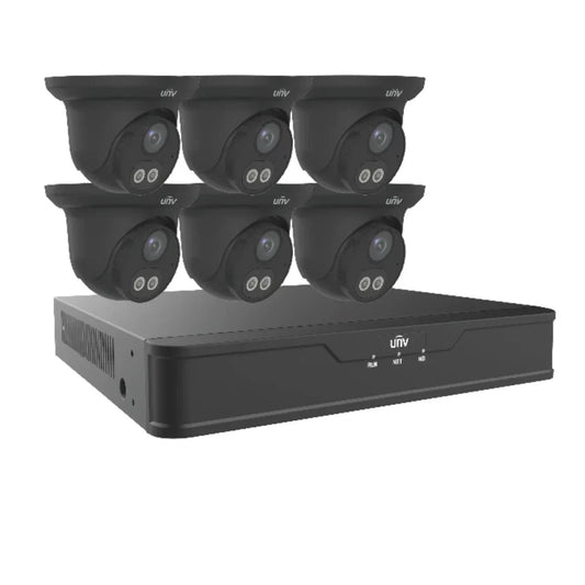 Uniview 8-Channel 4K-Capable PoE NVR Security Kit (NO HDD)